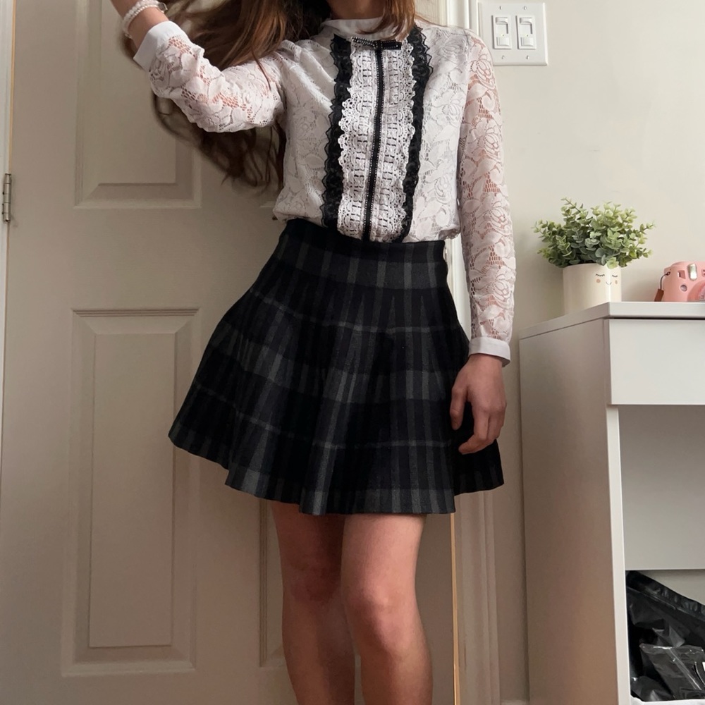 Korean Style Black Skirt